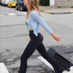 Aerie Crossover Flare Leggings